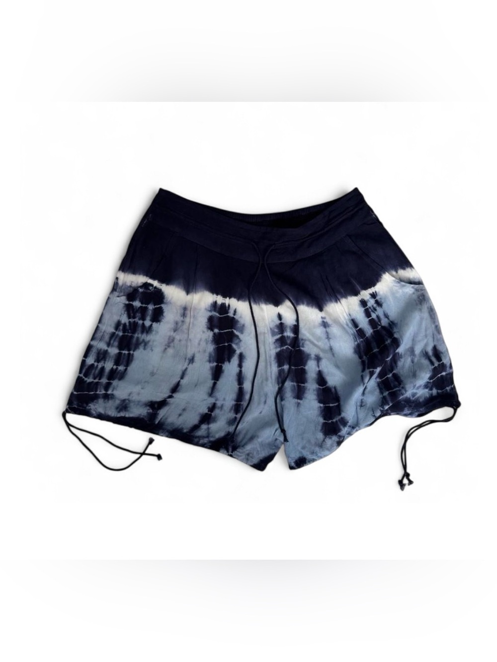 Angie NavyBlue Tie-Dye Shorts